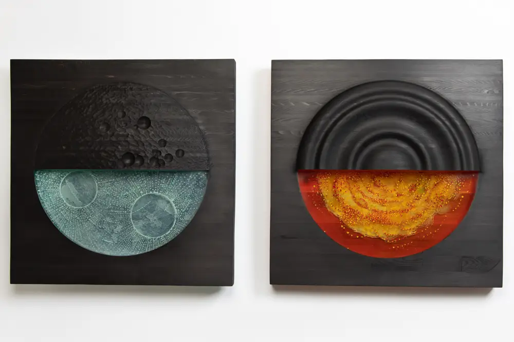 Reflections on the Sun and Moon 1 by Andy McConnell, image 1